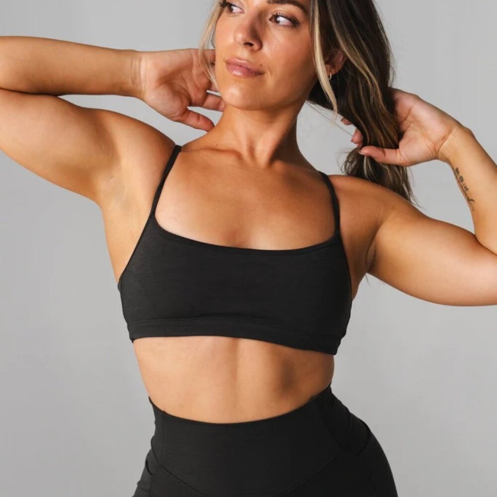 Vitality Daydream® Stitch Racer Bra - Midnight Marl - Size M